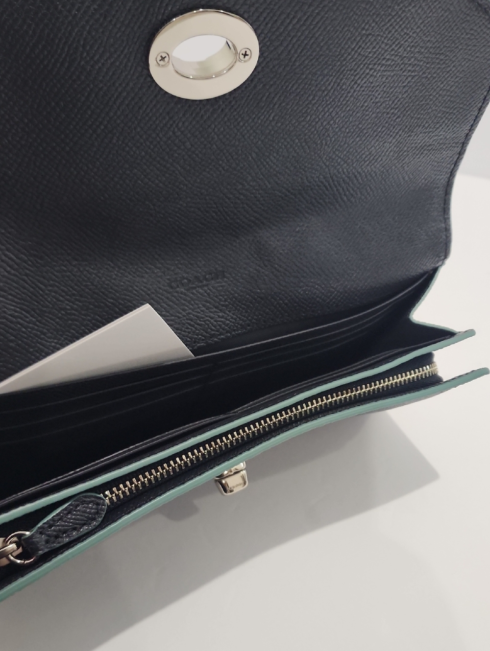 Coach Turnlock Enevelope Wallet - Picture 8 of 14